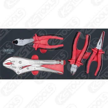 Replių komplektas SCS 4 vnt, 1/3 modulis, KS Tools