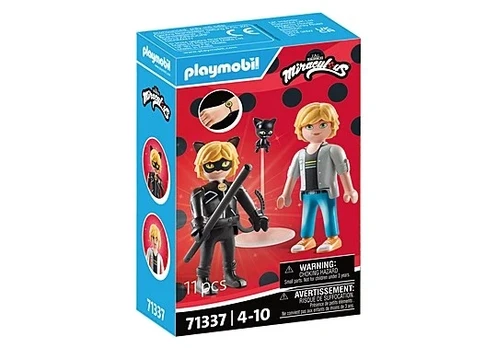 Figures set Miraculous 71337 Adrien and Cat Noir