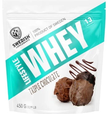 Swedish Supplements Lifestyle Whey, Triple Chocolate, 450 g