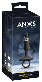 Anos Flexible Butt Plug Vibrat Analinis kaištis kaina