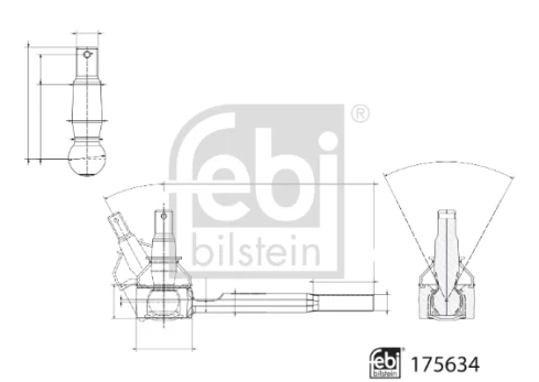 FEBI FE175634 Tie rod end