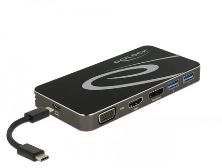 „Delock 4K Dock“ USB-C stotis / replikatorius (87773)