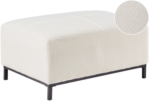Beliani Otomana OSLO Boucle balta