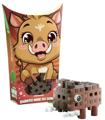 Marioinex *****Klocki waffle mini PocketPets Dzik 07016