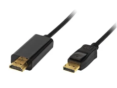 Blow Kabelis HDMI - DisplayPort 1,8m kaina