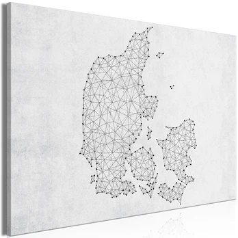 Artgeist Paveikslas - Geometric Land (1 Part) Wide