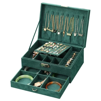 Dėžutė papuošalams Compact Box, Green