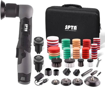 SPTA ekscentrinė mini poliravimo mašinėlė 12 V, 25/50/80 mm, LD104