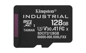 Kingston Industrial microSDHC 128GB Class 10 A1 pSLC + SD Adapter