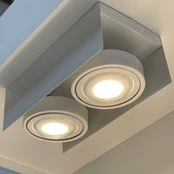 MEGATRON "Cardano" LED lubų taškinis 2 žibintų baltas