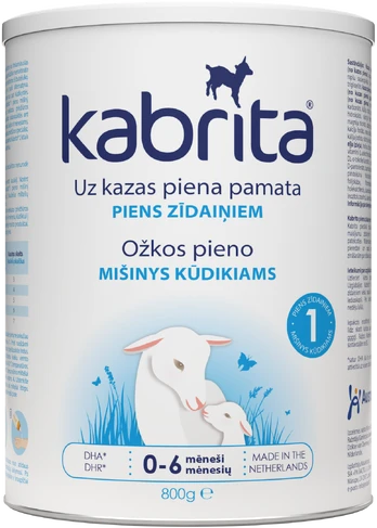 Kabrita® pieno formulė 1 nuo 0 mėn, 400 g - 12 vnt.