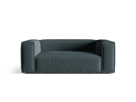 Sofa, Nuria, 2 vietų, 110x170x72, tamsiai pilka