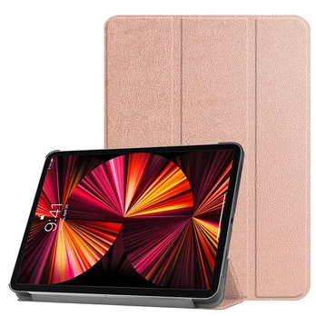 iLike Galaxy Tab A8 10.5 X200 Tri-Fold Eco-Leather Stand Case Rose Gold