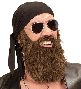 OUTLAW BIKER (bandana & beard)