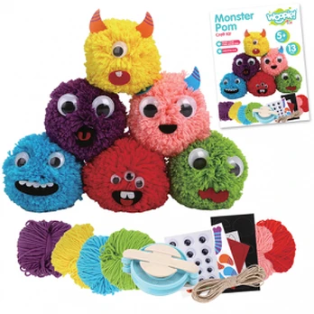 Kūrybinis rinkinys WOOPIE ART&FUN Make a Monster Monster Pom