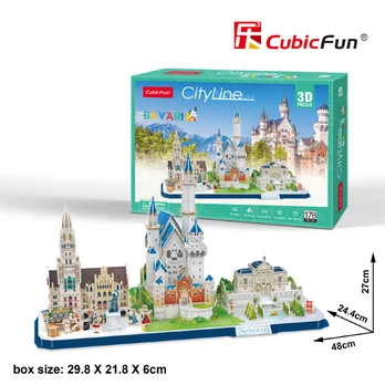 CUBIC FUN CUBICFUN 3D dėlionė „Bavarija“