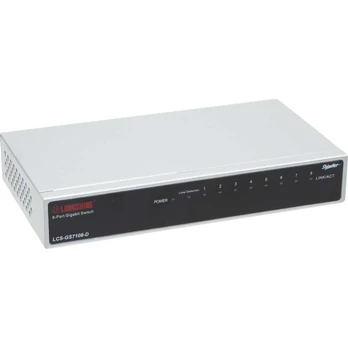 Šakotuvas Longshine Electronics Longshine GS7108 8x 10/100/1000 Switch - Switch - 1 Gbps