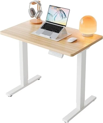 Elektrinis stalas HUANUO 80 x 48 cm, baltas