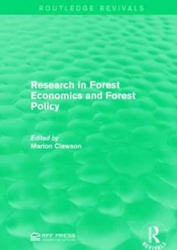 Research in Forest Economics and Forest Policy