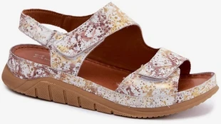 Natūralios odos platforminės basutės Step in style