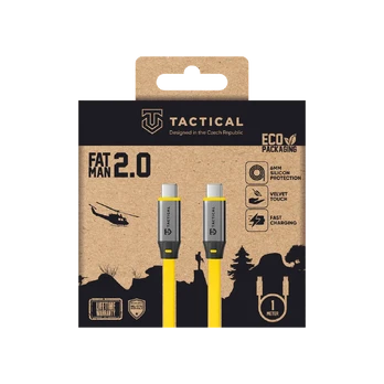 Tactical Fat Man 2.0 Cable USB-C USB-C 1m Geltona