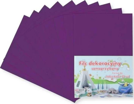 Interdruk Veltinis A4, lipnus violetinis, 20x30cm, 10 vnt. EDUKAMP