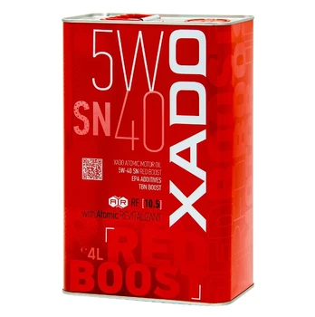 XADO Atomic Oil variklinė alyva 5W-40 SN RED BOOST 4L