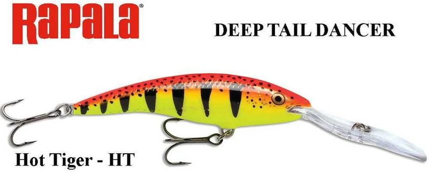 Vobleris Rapala Deep Tail Dancer HT Hot Tiger