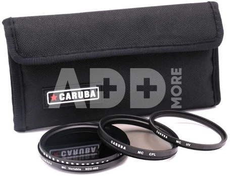 Caruba UV+CPL+Variable ND2 400 Kit 43mm