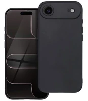 Juodas dėklas Apple iPhone Air telefonui "Matt Case"