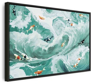 Artgeist Paveikslas - Fish and waves