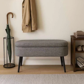 Pufas Oslo Linen, pilkas