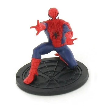 Marvel Ultimate Spider-Man - Spider-Man Crouch Down Figure, 7cm