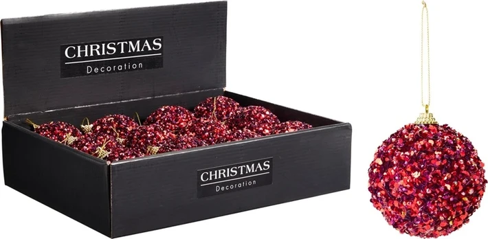 Christmas Tree toy ECE100830. red. 8 cm