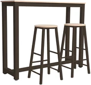 Bar set SANCIA oak/ruda kaina