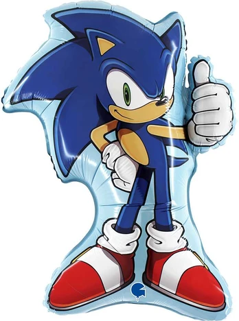 Sonic as√ºndiszn√≥ Larrikin f√≥lia lufi 71 cm
