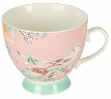 Puodelis Kitchen Craft, rožinė, 0.4 l