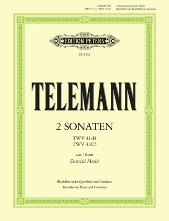 2 Sonatas in D minor, C from 'Essercizii Musici'