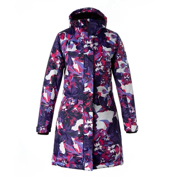 Huppa Moterų žieminė parka MINNA, dark lilac pattern, XS