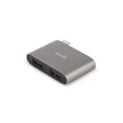 HUB USB Moshi 2x USB-A 3.0 (99MO084214) kaina