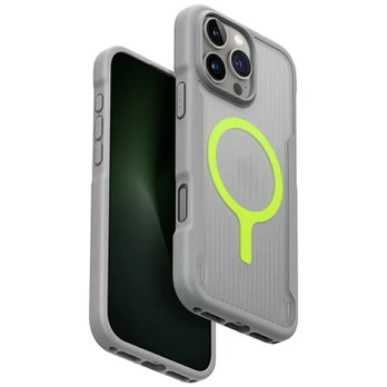 Dėklas Case UNIQ Combat Active for iPhone 16 Pro Max Magclick Charging pilka
