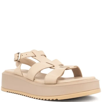SERGIO MORETTI Basutės moterims, Smėlio, Sandals