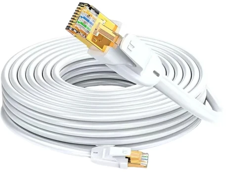 Ethernet kabelis Cat 7 Stp 20m, 10 Gbit/s, 600 Mhz, apvalus