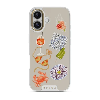 Seaside Muse - iPhone 17 Case, Elite Light (MagSafe) / Gold