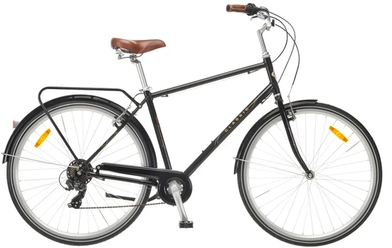 Dviratis 28 CLASSIC DELUXE 7 MEN ALU EQ 28 juodas classic