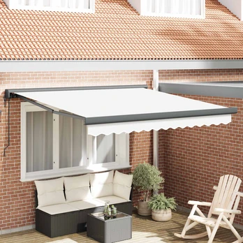 Automatinė Įtraukiama Markizė Balta 350x250 cm