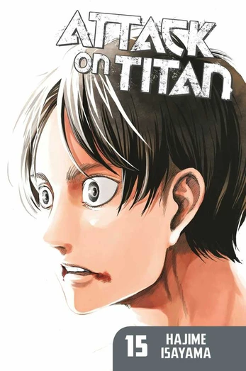KNYGA Komiksas Manga Attack on Titan Vol 15