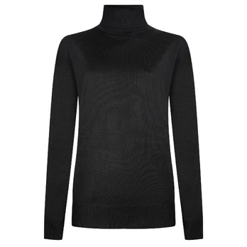 Megztinis moterims, Juoda, Sweater