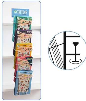 Plakatas Djeco - Wall-mounted tattoos display