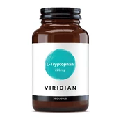 VIRIDIAN kapsulės L-TRYPTOPHAN 220 mg N30 kaina
